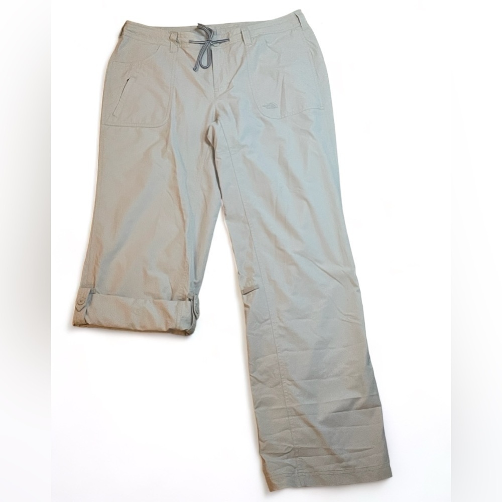 THE NORTH FACE Convertible Hiking Pants Khaki 12 Woman’s Fishing Walking Camp